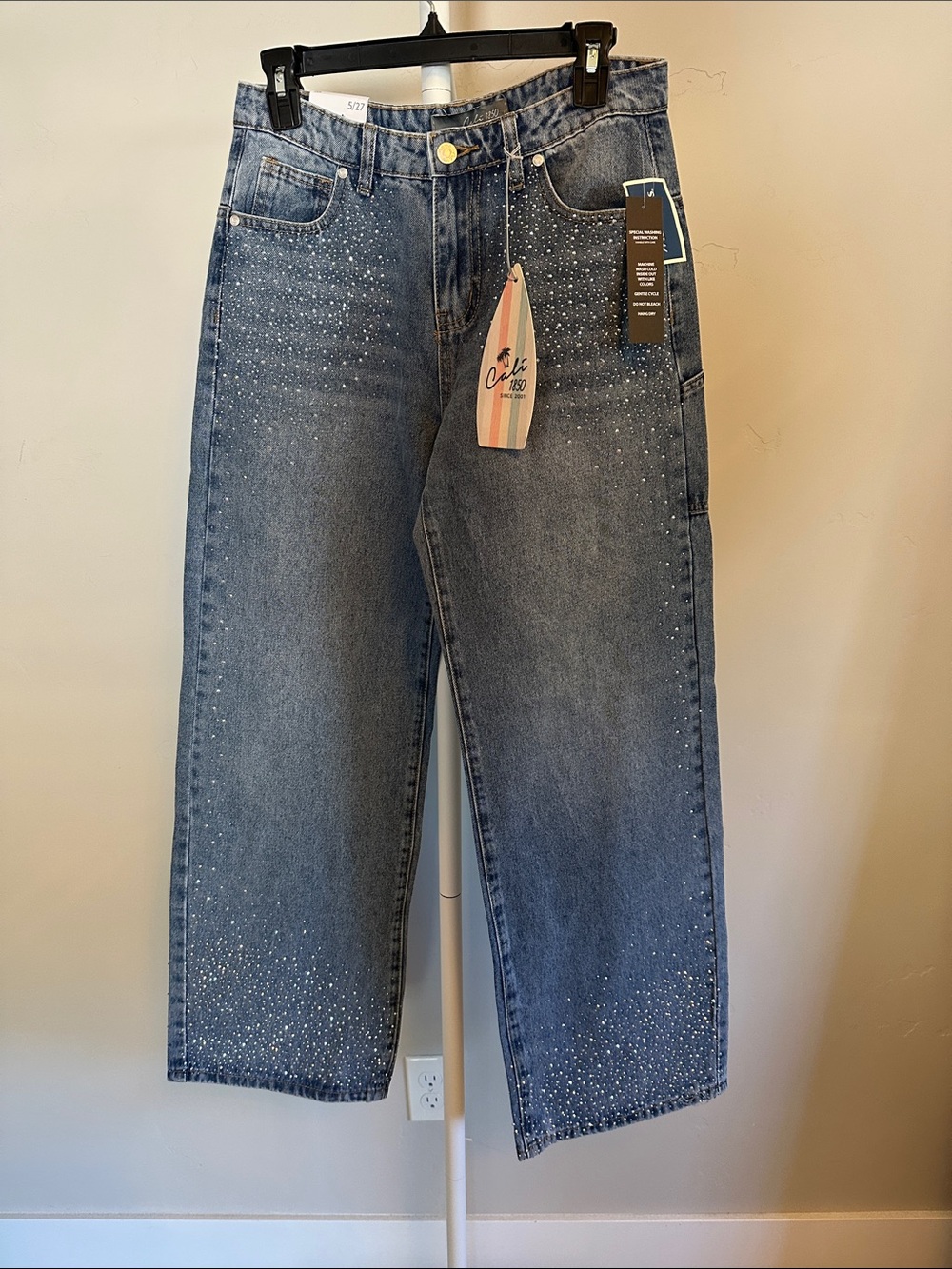 Cali 1850 Casual Embellished Denim